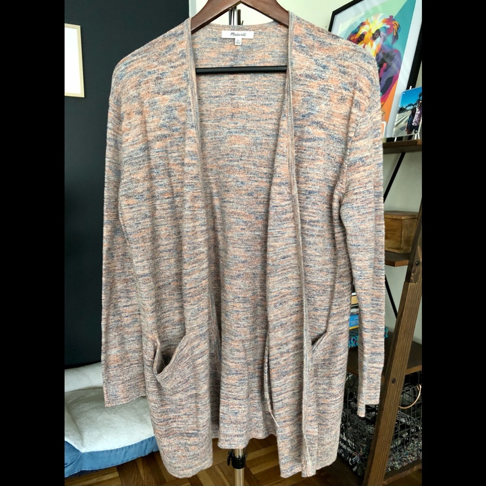 NWOT Madewell Ryder Marled Knit Cardigan - size xs